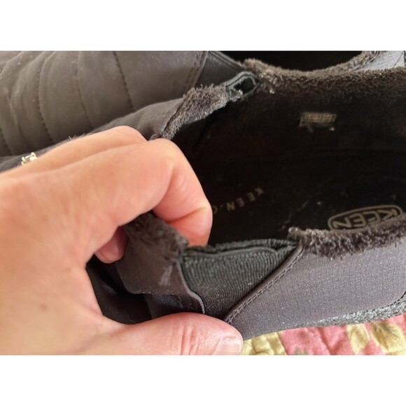 Men’s keen Slip On Howser II Size 11.5 Black Walking Indoor Outdoor Excellent - Picture 4 of 9